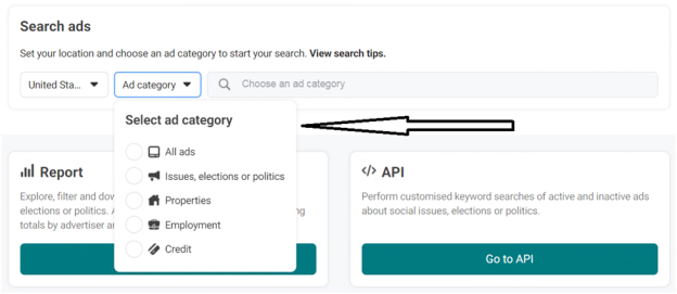 How to Find Your Competitor’s Ads With The Facebook Ad Library 4 Facebook Ads Category