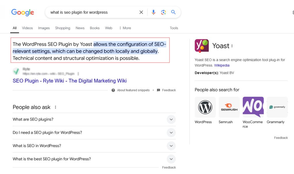 Featured Snippets Featured Snippets