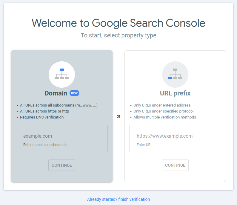 Google Search Console Sign up Google Search Console Sign up