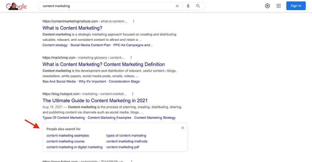 search engine results page search engine results page
