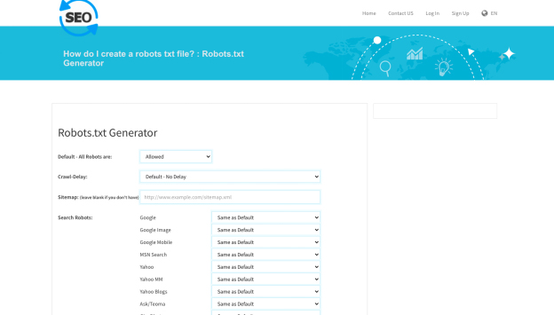 Best Free Robots.txt Generator Tools 11 SEO To Checker