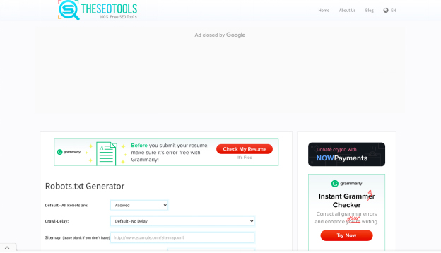 Best Free Robots.txt Generator Tools 10 The SEO Tools