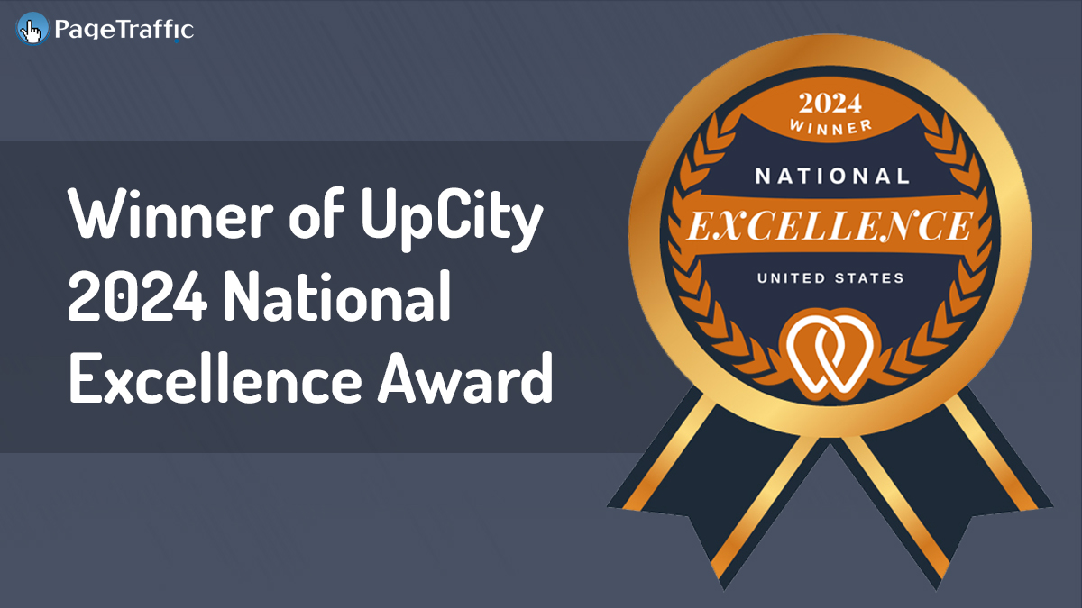 PageTraffic Wins UpCity 2024 National Excellence Award