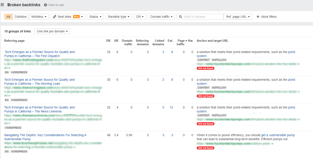 Broken Backlinks Broken Backlinks