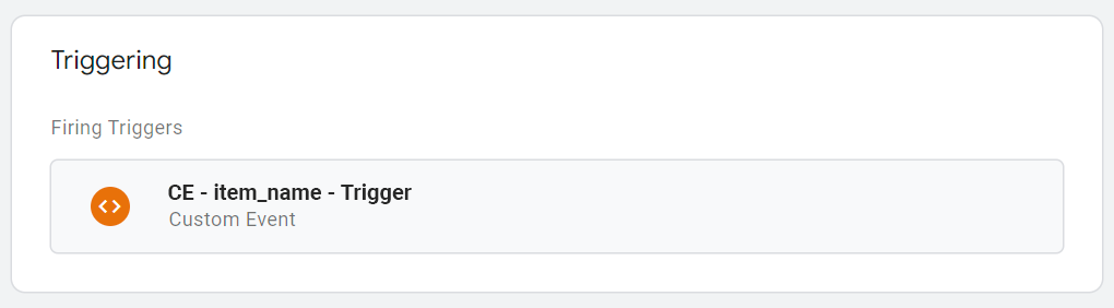 Create Trigger Create Trigger