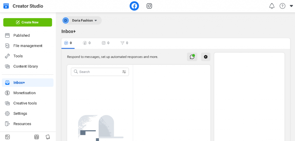 Facebook Creator Studio Inbox Facebook Creator Studio Inbox