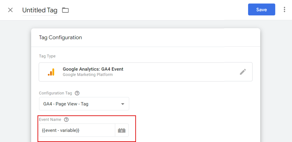 GA4 event variable ga4 event variable