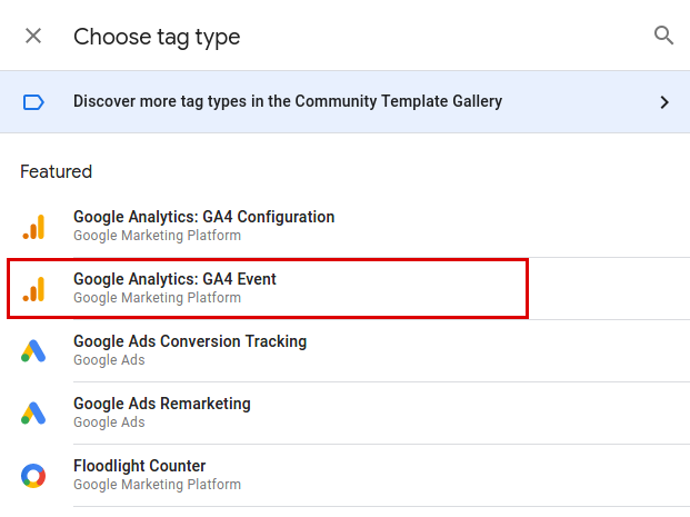 Google Analytics GA4 Event Google Analytics GA4 Event