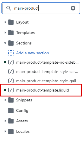 Main Product Liquid Main Product Liquid