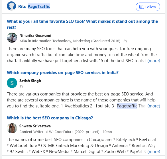 Q&A Websites Q&A Websites