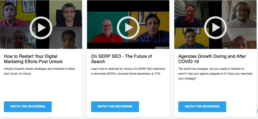 Webinars Webinars