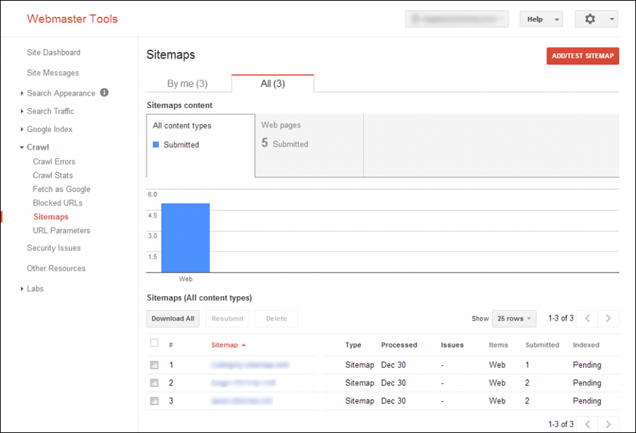 Configure Site in Search Console Configure Site in Search Console